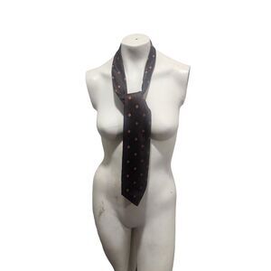 Givenchy Gentleman Vintage Men Wide Cut Tie Western Geometric Business Corporate